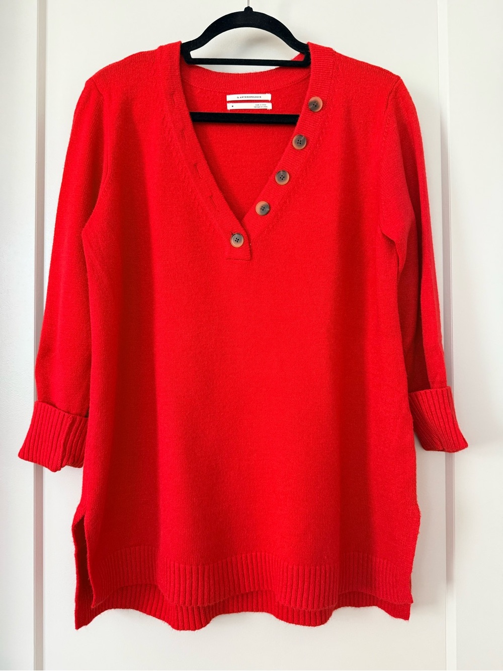 Anthropologie Serena V-Neck Sweater